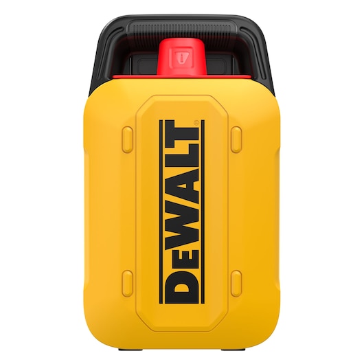 Powershift 554WH battery stands upright with red transportation cap