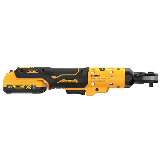 12V XR Brushless Ratchet 3/8 in. - 1 X 2Ah Battery