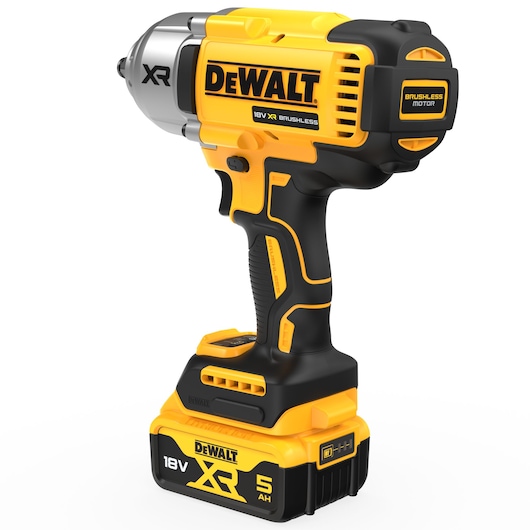 18V XR IMPACT WRENCH REAR 3/4 VIEW