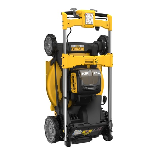 2x18V Self-Propelled Mower folded