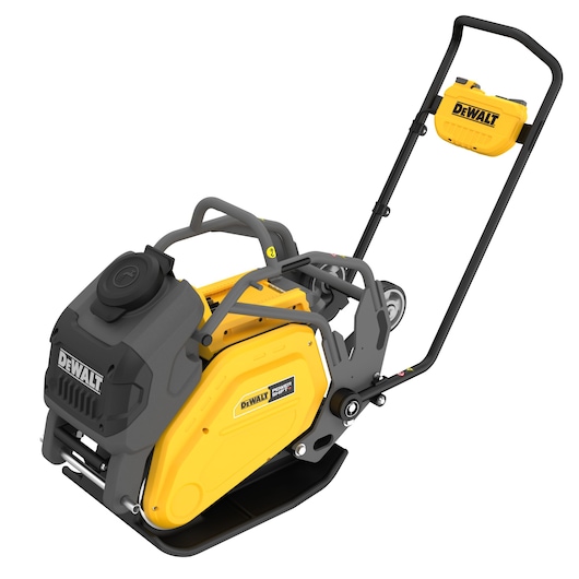 Angled view Powershift Plate Compactor
