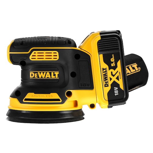 18V XR Brushless Sander (2 X 5 Ah) (125 mm)