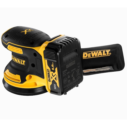 18V XR Brushless Sander (2 X 5 Ah) (125 mm)