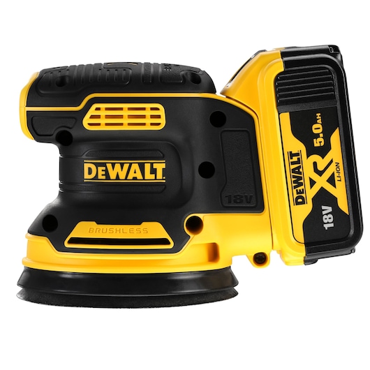 18V XR Brushless Sander (2 X 5 Ah) (125 mm)