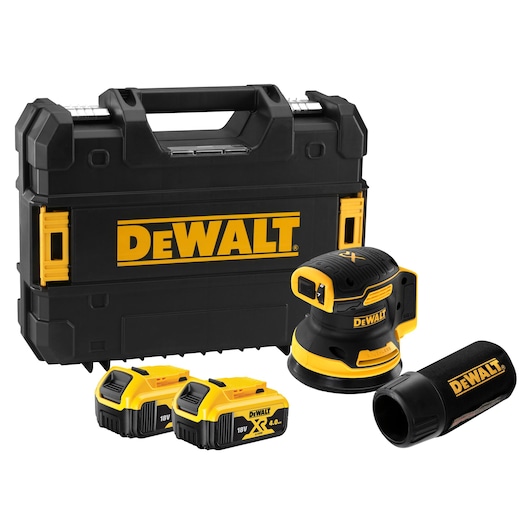 18V XR Brushless Sander (2 X 5 Ah) (125 mm)