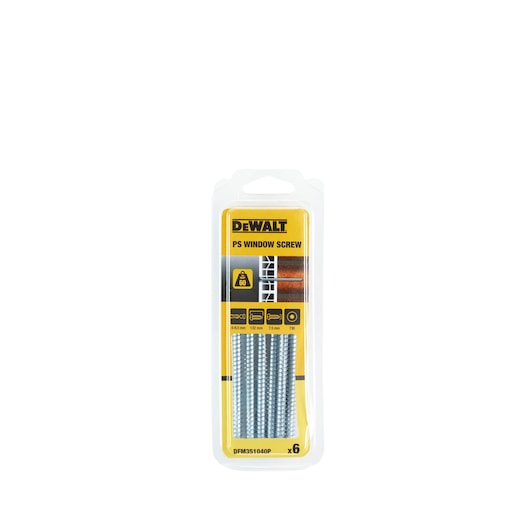 Window Screw for Plastic Frames (6 x 132 mm) (6 PK)