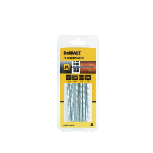 Window Screw for Plastic Frames (6 x 6 x 152 mm)