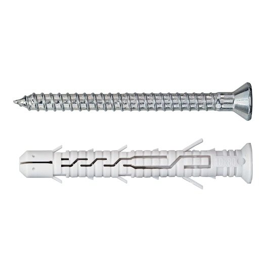 FRAMID®-PRO Countersunk Zinc Plated (10 x 80) (50 PK)