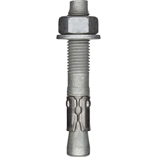 PTB THROUGH BOLT GAL HEX NUT M10 x 90 BULK