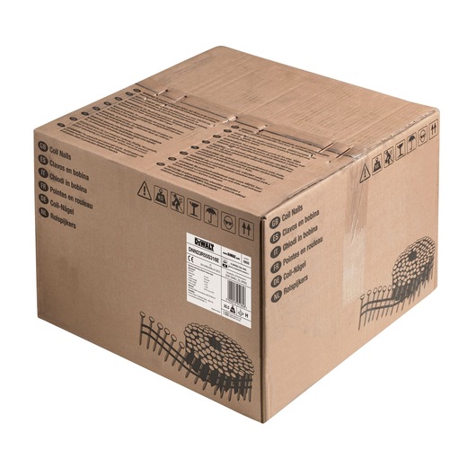 3/4 view box of 55mm stainless steel coil nails