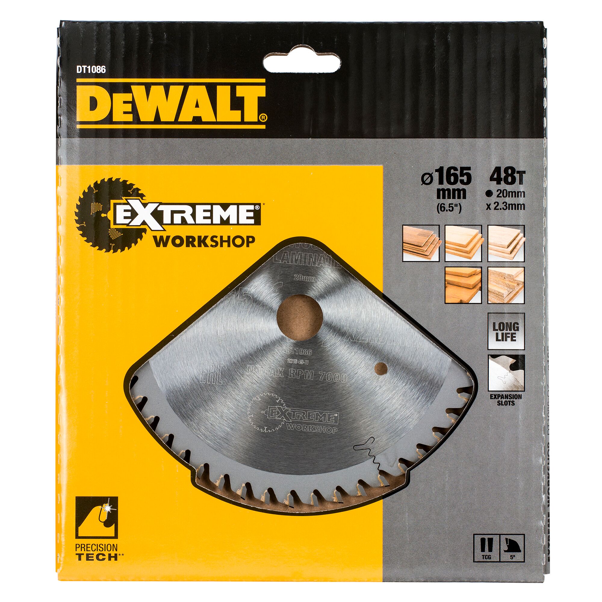 EXTREME Workshop Circular Saw Blade 165 mm 48 Tooth Arbor