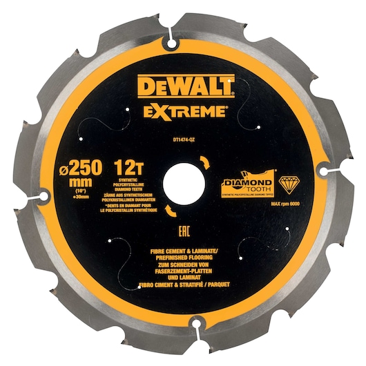 EXTREME 250mm x 30mm 12T PCD Multi Material CSB