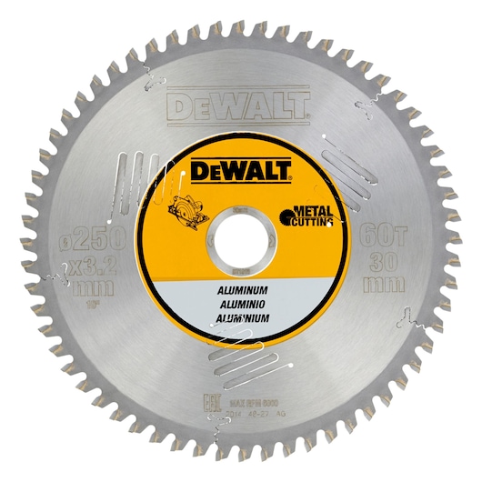 Aluminium Cutting Circular Saw Blade 250mm 60T