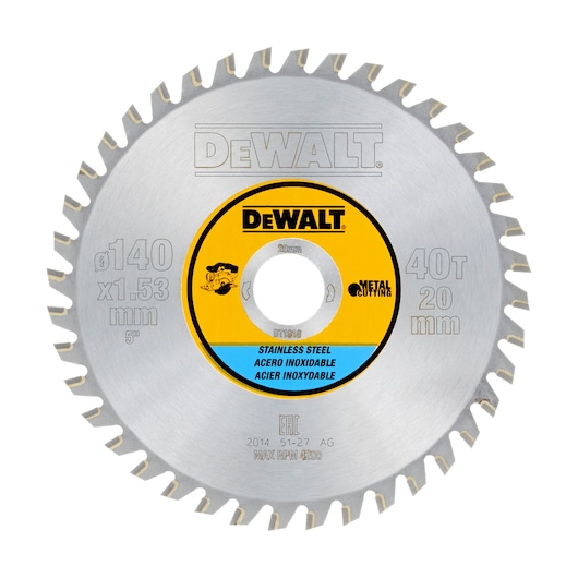 METAL 140mm x 20mm 40T SS CSB