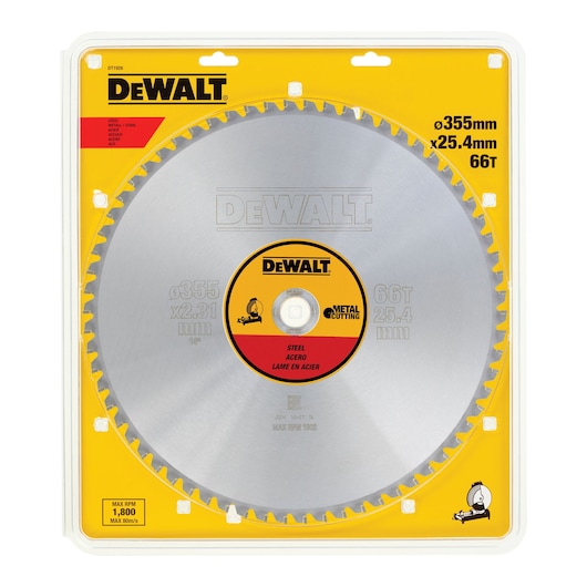 METAL 355mm x 25.4mm 66T Steel CSB