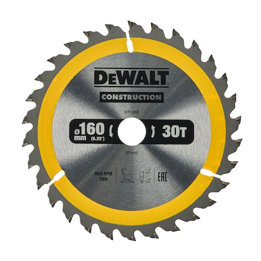 Circ Saw Blade Portable General Purpose 160x20mm 30T (AC)