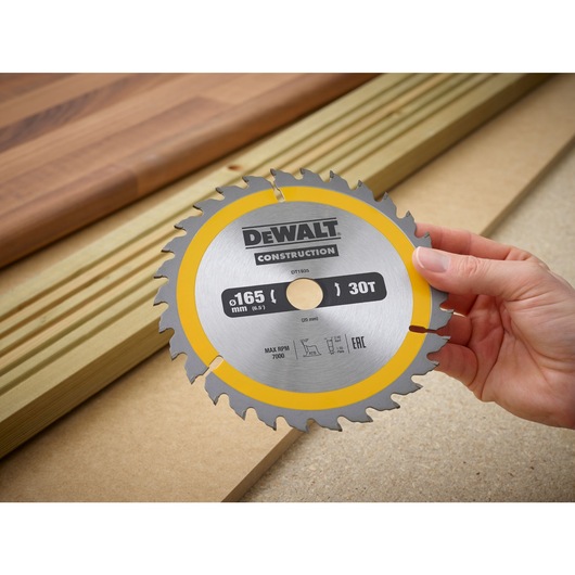 CONSTRUCTION 165mm x 20mm 30T Circular Saw Blade
