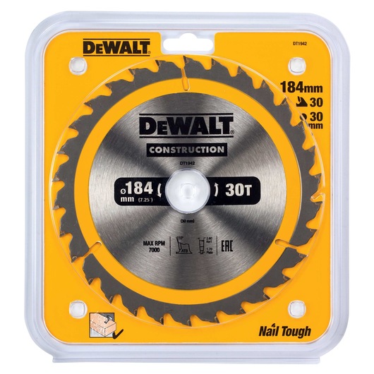Circ Saw Blade Portable General Purpose 184x30mm 30T (AC)