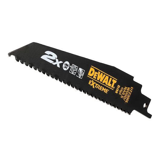 EXTREME 2X LONG LIFE Recip Blade - Wood+nails 152mm 6TPI (5 Pack)