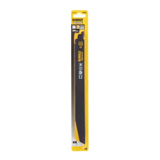 EXTREME 2X LONG LIFE Recip Blade - Gen purp 305mm 10TPI (5 Pack)