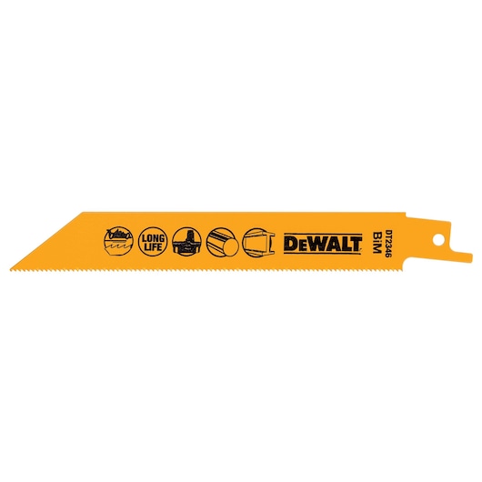 152mm (Wood) Bi-Metal Recip Blade (5 Pack)