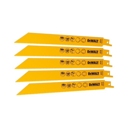 BIM Recip Metal 203mm 14TPI (5 Pack)