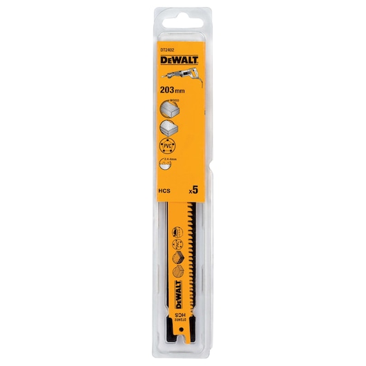 HCS PROGRESSOR Recip Wood 203MM (5 Pack)