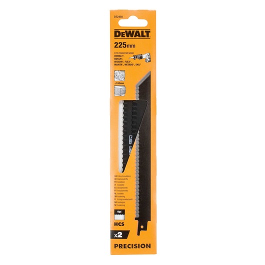 HCS Recip Insulation 225mm 6TPI (2 Pack)
