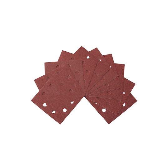 1/4 Sheet 115mm x 115mm 60G Multi Purpose Sandpaper 10 Pack