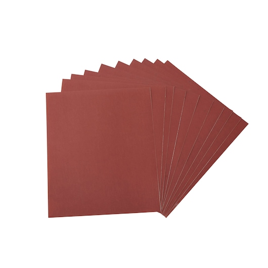 Full Sheet 230mm x 280mm 400G Water Resistant Multi Purpose Sandpaper 10 Pack