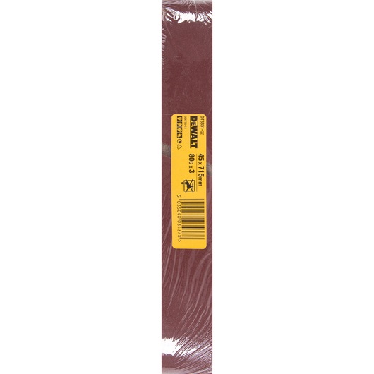 45mm x 715mm 80G Multi-Purpose Sanding Belt 3 Pack