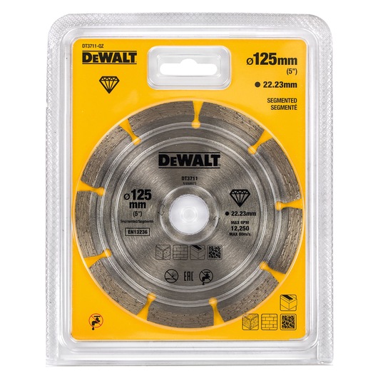 HIGH PERFORMANCE DIAMOND CUTTING DISC SEGMENTED UNIVERSAL 125MM X 22.23MM