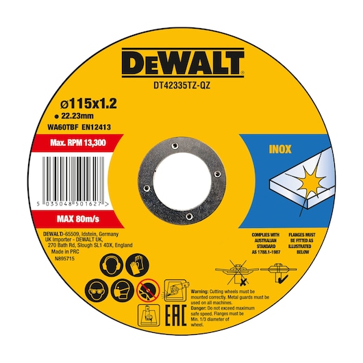 115 x 1.2mm INOX Thin Cut (10XTIN)