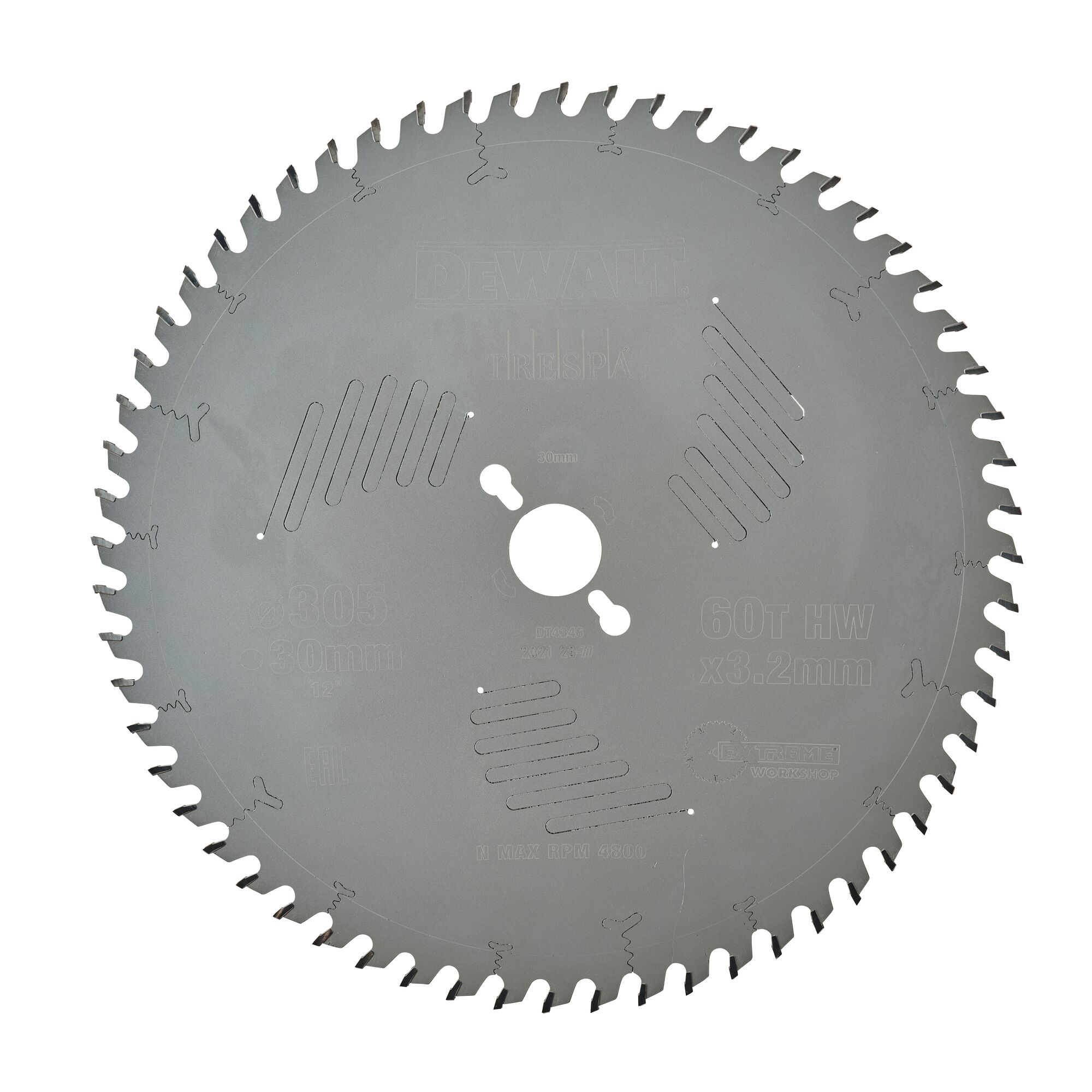Dewalt 305mm saw blade 60t 2025