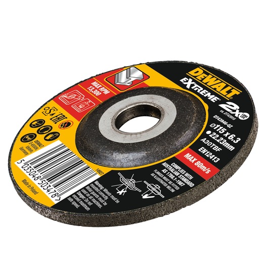 EXTREME® BONDED DISC GRINDING 115MM X 6.3MM X 22.23MM