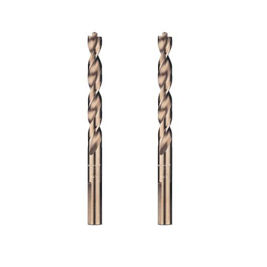 EXTREME 2 3.3mm HSS-G Gold Ferrous Metal Drill Bit (2 Pack)