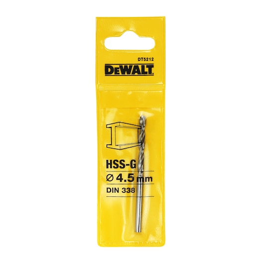 4.5mm HSS-G Metal Drill Bit