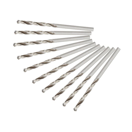 2mm HSS-G Metal Drill Bit 10 Pack