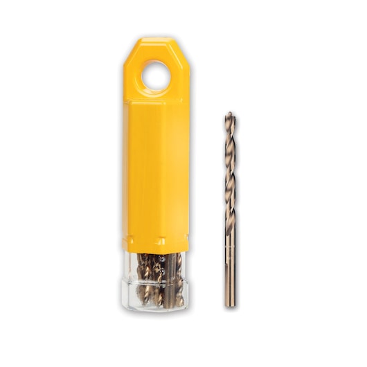 EXTREME 2 3.3mm x 65mm x 36mm HSS-G Gold Ferrous Metal Drill Bit (10 Pack)