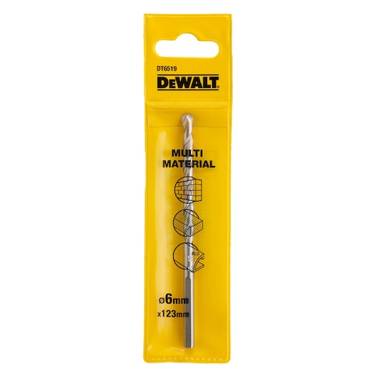 Multi Material Drill Bit 6mm x 123mm