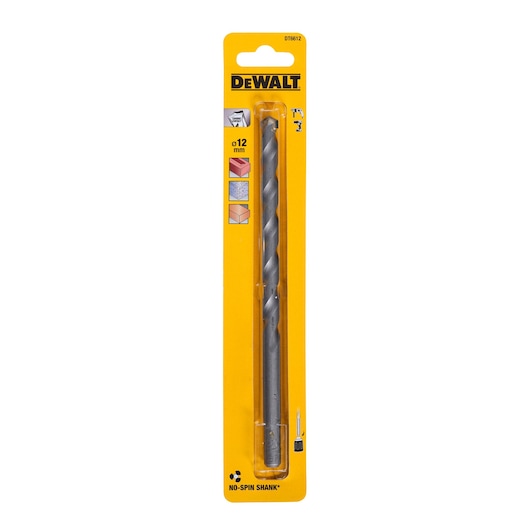 8mm diameter masonry drill bit in pack