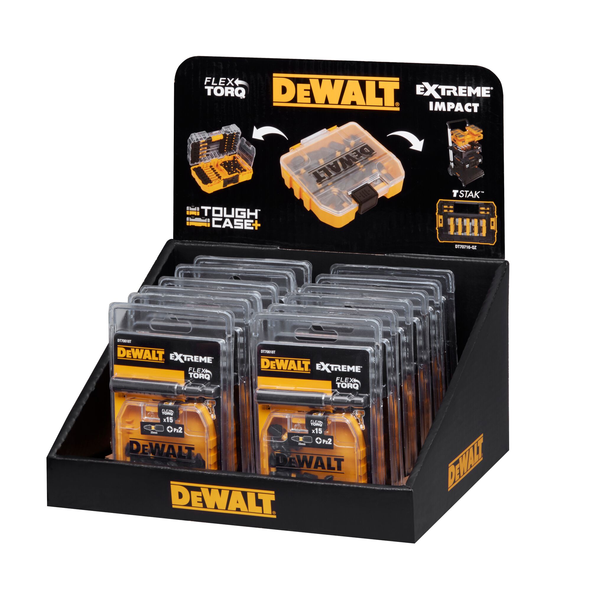 EXTREME FLEXTORQ Small Bulk Storage Set 25 mm 16 pc DEWALT