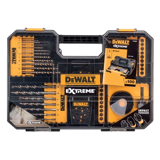 100pc Drill Drive set Compatible with TSTAK IV drawer