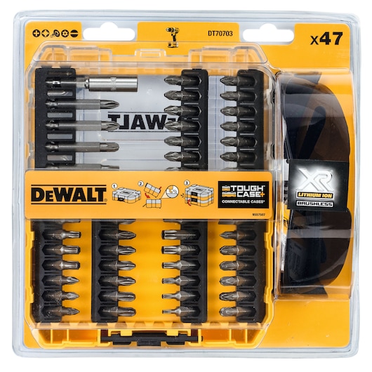 Screwdriving Set & Safety Glasses (47 pc)