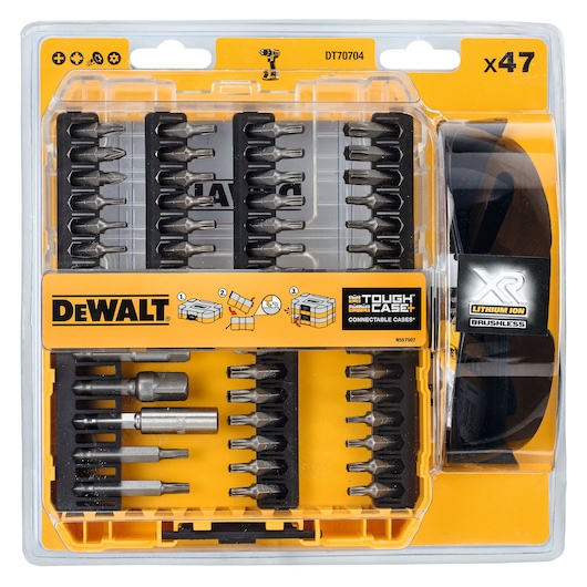 Screwdriving Set & Safety Glasses Tx (47 pc)
