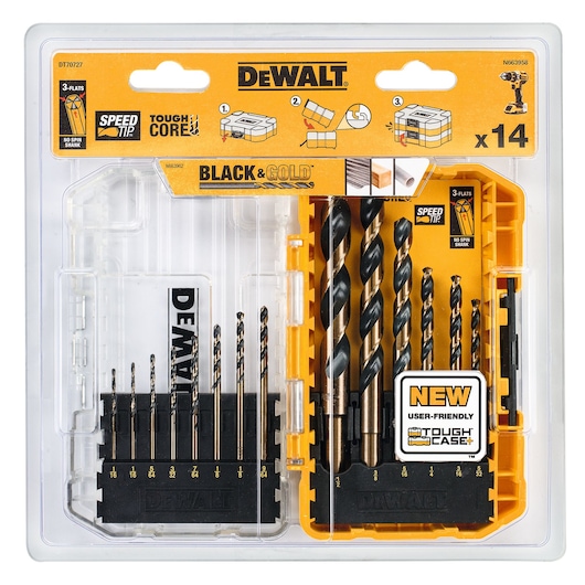 BLACK & GOLD Drilling 14pc Set