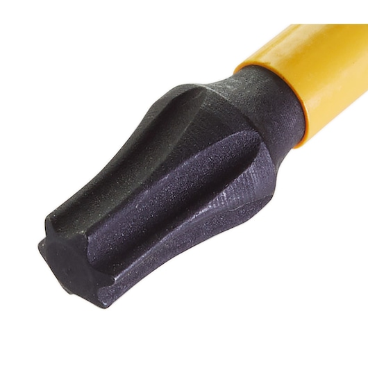 Close up of FlexTorq screwdriver bit Torx head