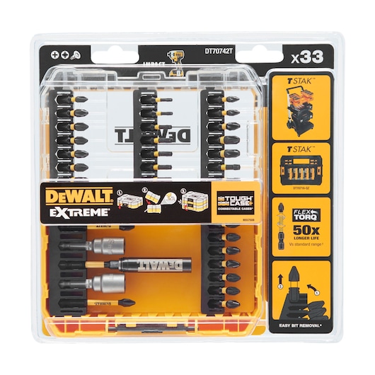 33pc FLEXTORQ Screw Driving Set