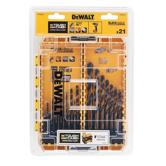 BLACK & GOLD Drilling 21pc Set