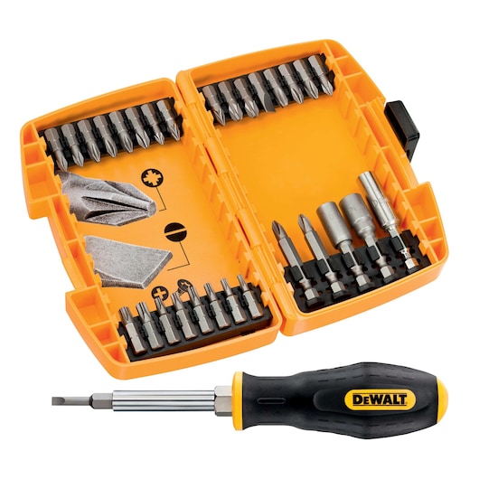 High Performance - Small Tough Case Set with 6 in 1 Screwdriver (30 pc)